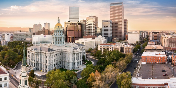 Downtown Denver, Colorado i USA