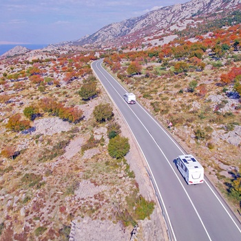 Autocamper i Kroatien