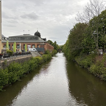 Floden Chemnitz ved Bierbrügge, Midttyskland