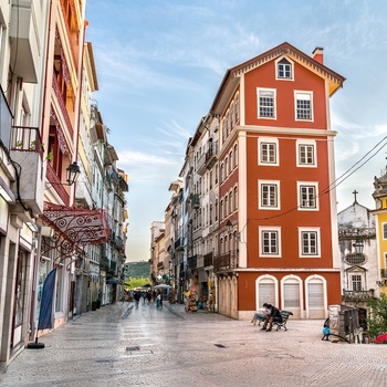 Den gamle bydel i Coimbra, Portugal