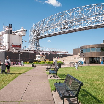 Duluth Lift Bridge i Minnesota, USA