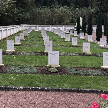 Frankrig, Braine - den danske soldaterkirkegård fra 1 verdenskrig (Foto Allan Emiliussen)