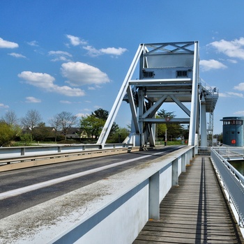 Frankrig, Normandiet - Pegasus broen i byen Benouville