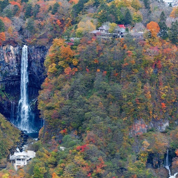 Vandfaldet Kegon Falls i Nikko National Park - Japan