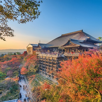 Kiyomizu-dera templet i Kyoto, Japan