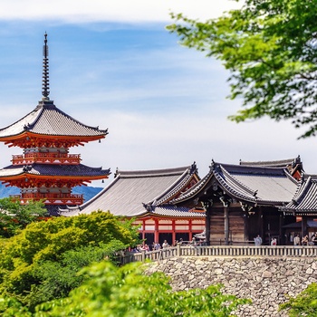 Kiyomizu-dera Templet i Kyoto, Japan 2 AS