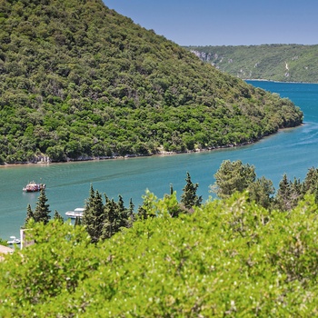 Limski-fjorden i Istrien, Kroatien