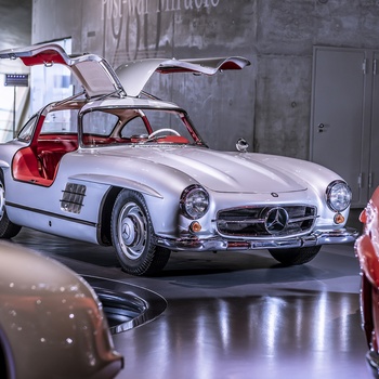 Mercedes Benz Museum i Stuttgart - Copyright: Mercedes-Benz AG