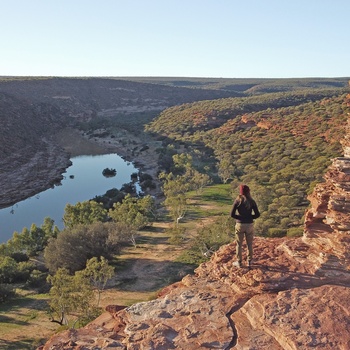 Udsigt over Kalbarri National Park fra Natures Window, Western Australia