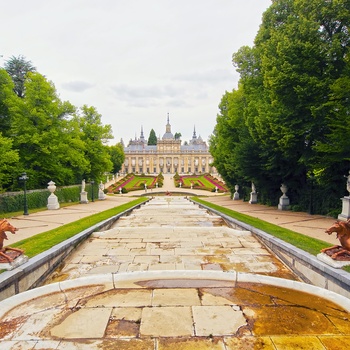 Palaciao Real de La Granja de San Ildefonso - front fra havesiden