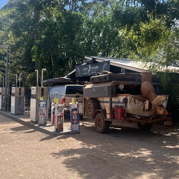 Lazy Lizard Roadhouse i Pine Creek, Northern Territory