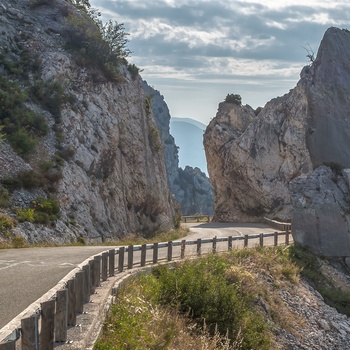 Vejen Route de Thorenc i det sydvestlige Frankrig