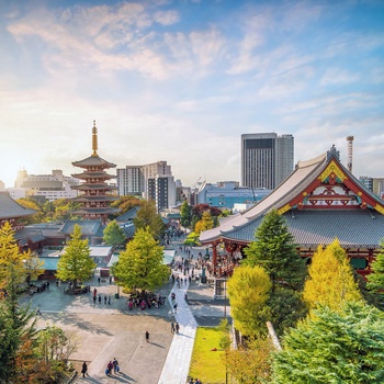 Senso-ji templet i Tokyo, Japan