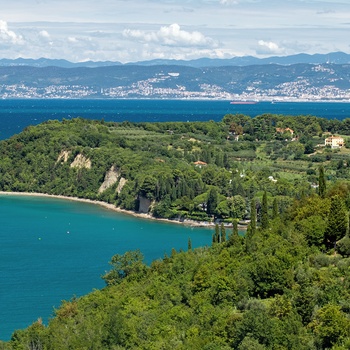 Strunjan Naturpark ud til Sloveniens Adriaterhavskyst