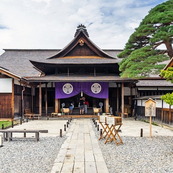 Den historiske bygning Takayama Jinya - Japan AS