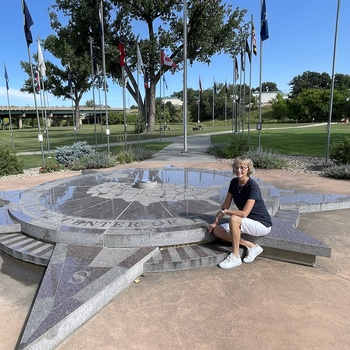 Geographic Center of the Nation Monument i Belle Fourche, South Dakota