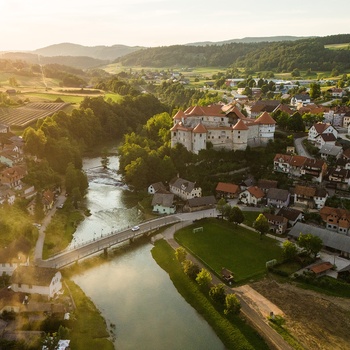 Zuzemberk Slot i Slovenien