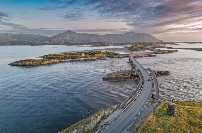  Atlanterhavsvejen som malerisk landskab i Norge