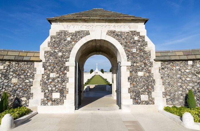 Belgien, Ypres - indgangen til Tyne Cot kirkegården