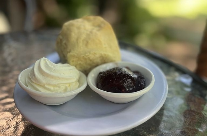 Scones serveret på Ellenbrae Station - Western Australia