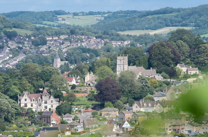 England, Cotswold - Stroud set fra oven midt i de fire dale (Foto Cotswolds Tourism)