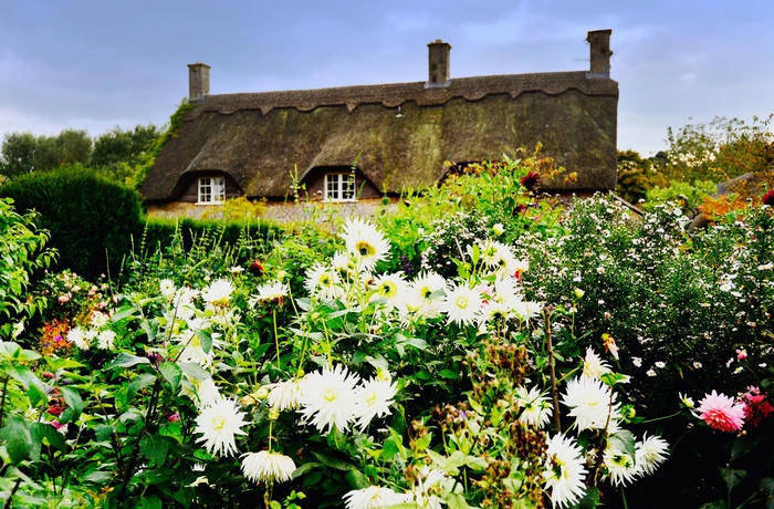 England, Gloucestershire, Cotswolds - den blomsterende have på Hidcote Garden 