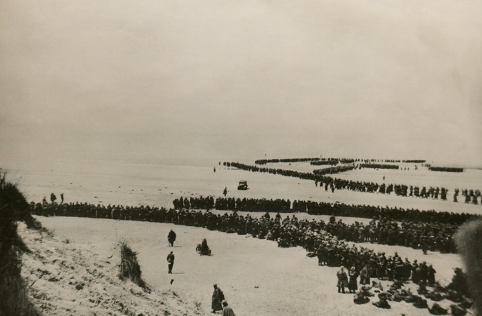 Frankrig, Dunkerque - evakueringen af soldater fra strandene ved Dunkerqe under Operation Dynamo