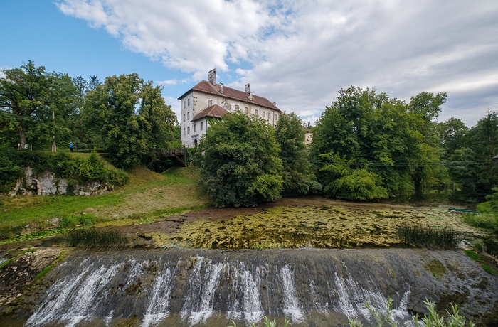 Gradac Slot i Bela Krajina-region, Slovenien