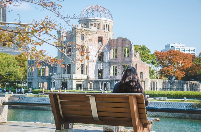 A-Bomb Dome i Hiroshima Peace Memorial Park, Japan