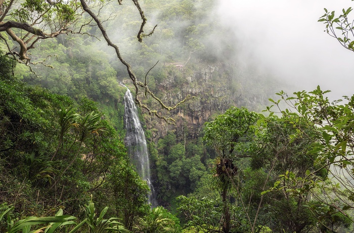 Morans Falls i Lamington National Park, Queensland