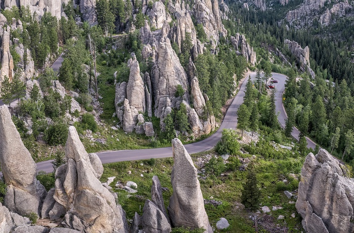 Needles Highway i Custer State Park, South Dakota