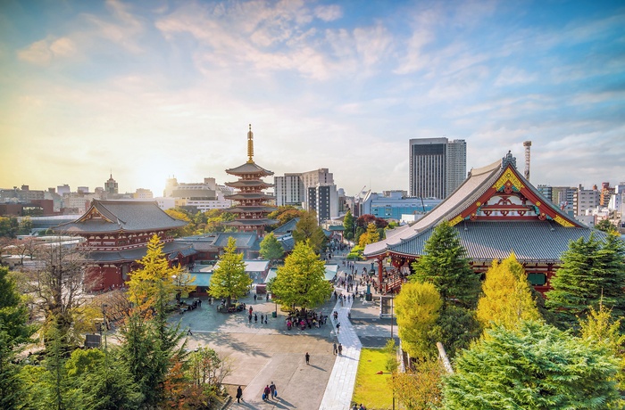 Senso-ji templet i Tokyo, Japan