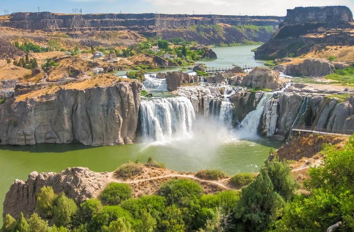 Shoshone Falls eller Niagara of the West, Snake River, Idaho