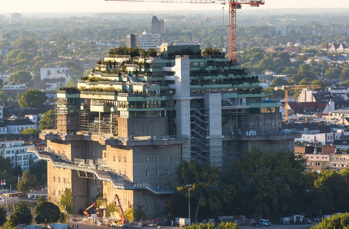 Tyskland, Hamburg - Flagturm overgår til en ny virkelighed med 4000 træer