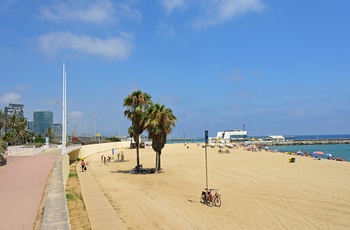 Stranden Mar Bella Beach i Barcelona
