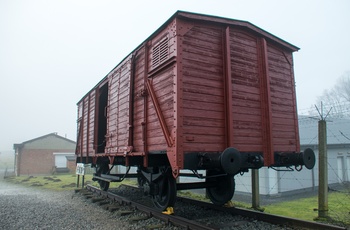 Belgien, Willebroek - togvogn til fangetransport