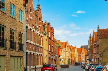 Belgien, Ypres - gavlhuse i den gamle bydel