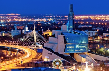 Canadian Museum of Human Rights i Winnipeg, Manitoba i Canada