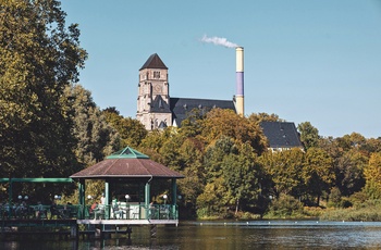 Sø i centrum af Chemnitz, Midttyskland