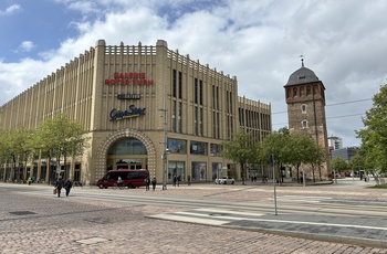 Indkøbscenteret Roter Turm i centrum af Chemnitz - Midttyskland