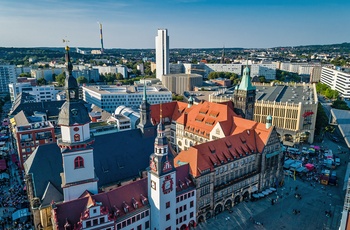 Centrum i Chemnitz - Midttyskland