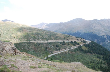 Vejen ned fra Independence Pass