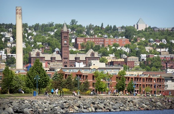 Havnebyen Duluth Minnesota, USA