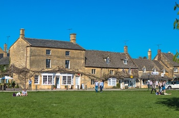 England, Cotswolds, Broadway - byens grønning