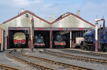 England, Didcot - jernbaneremise på Didcot Railway Centre Great Western Railway