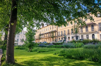 England, Gloucestershire, Cotswolds - smukke byhuse i Cheltenham