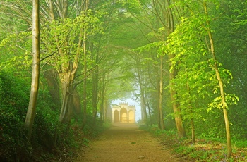 England, Glouchestershire - hus i Rococo Garden ved Painswick House