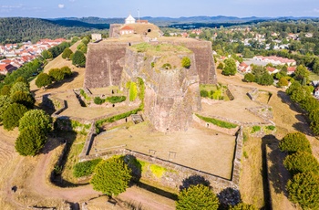 Frankrig, Moselle - bastioner og mure på Citadelle de Bitche