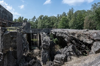 Frankrig, Pas de Calais, Eperlecques - Blockhaus d'Eperlecques arret af bombeangreb