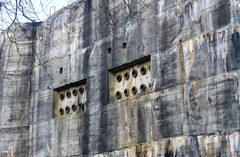 Frankrig, Pas de Calais, Eperlecques - det bastante Blockhaus Blockhaus d'Eperlecques til V2 raketter